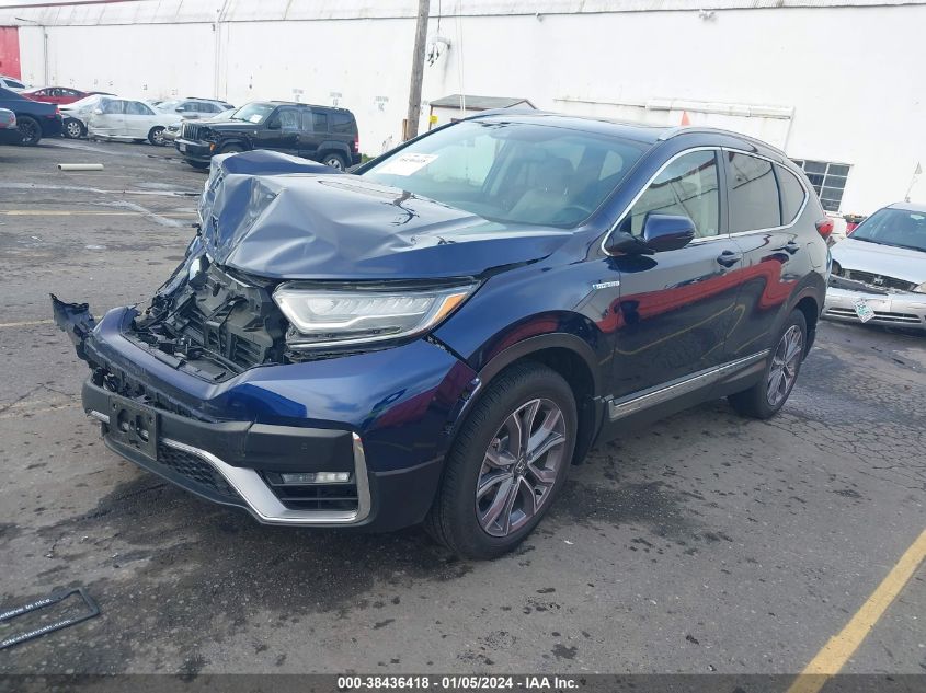 2022 HONDA CR-V HYBRID TOURING - 5J6RT6H90NL055133