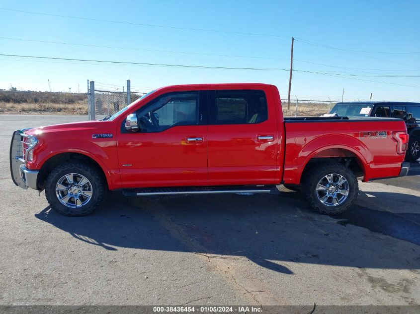 2016 FORD F-150 LARIAT - 1FTEW1EG0GKF46294