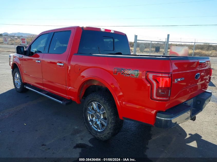 2016 FORD F-150 LARIAT - 1FTEW1EG0GKF46294