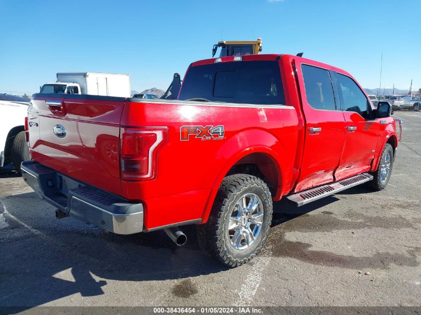 2016 FORD F-150 LARIAT - 1FTEW1EG0GKF46294