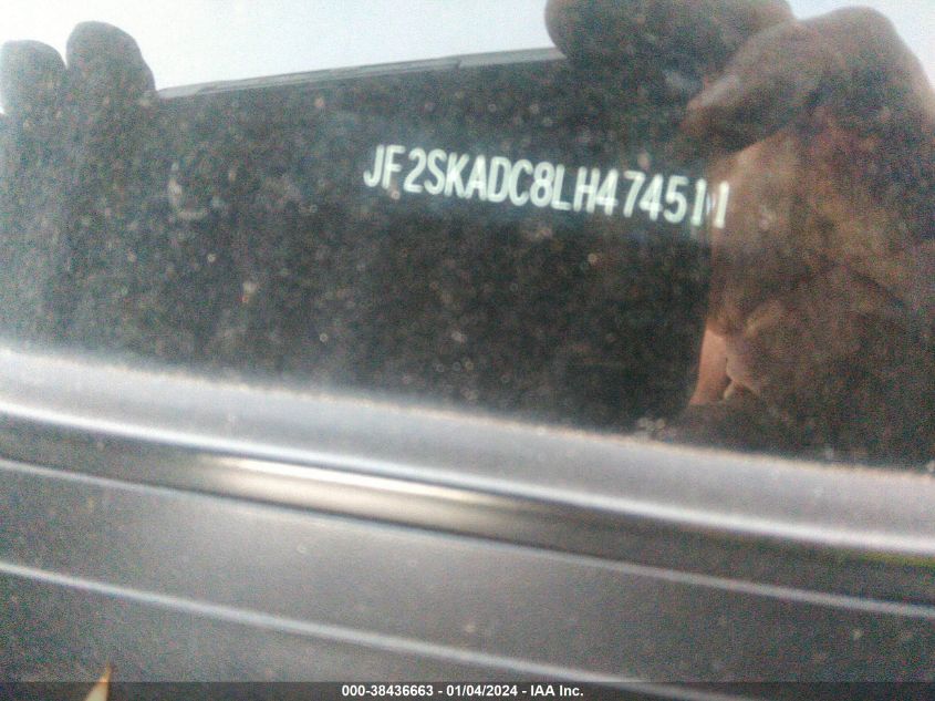 2020 SUBARU FORESTER - JF2SKADC8LH474511