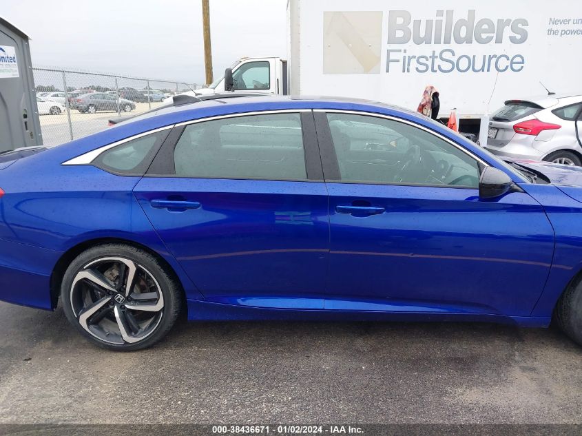 2021 HONDA ACCORD SPORT - 1HGCV1F38MA112651