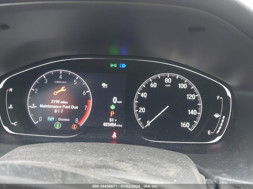 2021 HONDA ACCORD SPORT - 1HGCV1F38MA112651