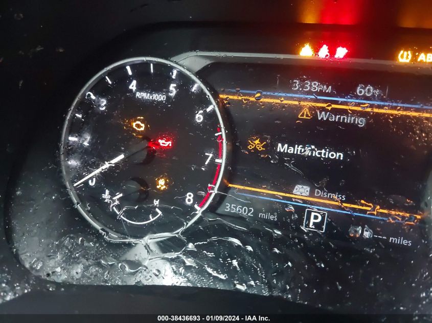 2022 NISSAN SENTRA SV XTRONIC CVT - 3N1AB8CV8NY292601