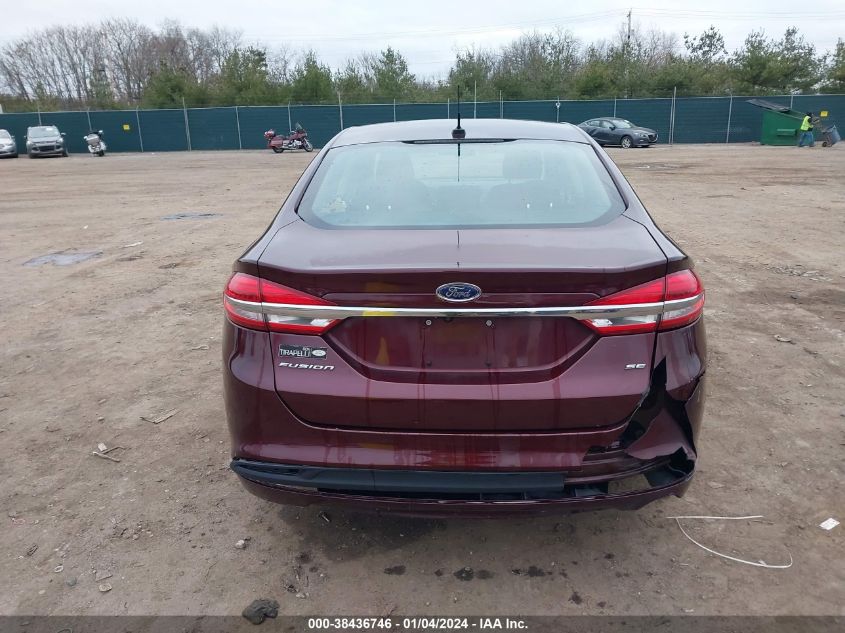 2017 FORD FUSION SE - 3FA6P0H70HR103783