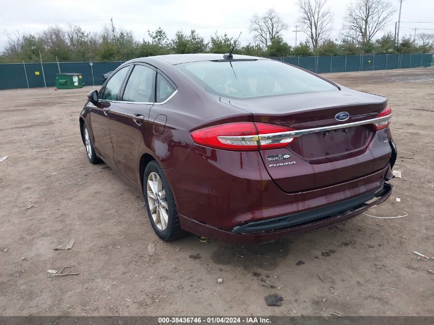 2017 FORD FUSION SE - 3FA6P0H70HR103783