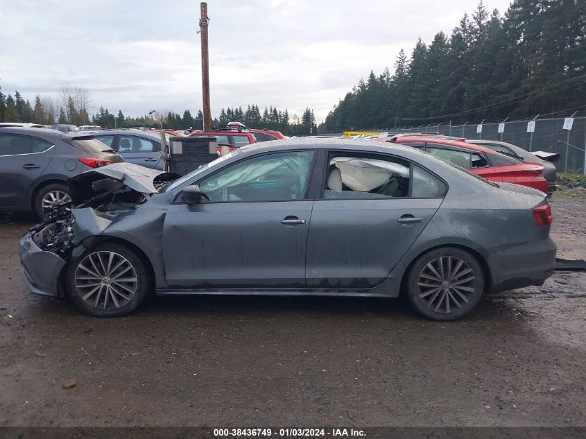 2016 VOLKSWAGEN JETTA 1.8T SPORT - 3VWD17AJXGM217770