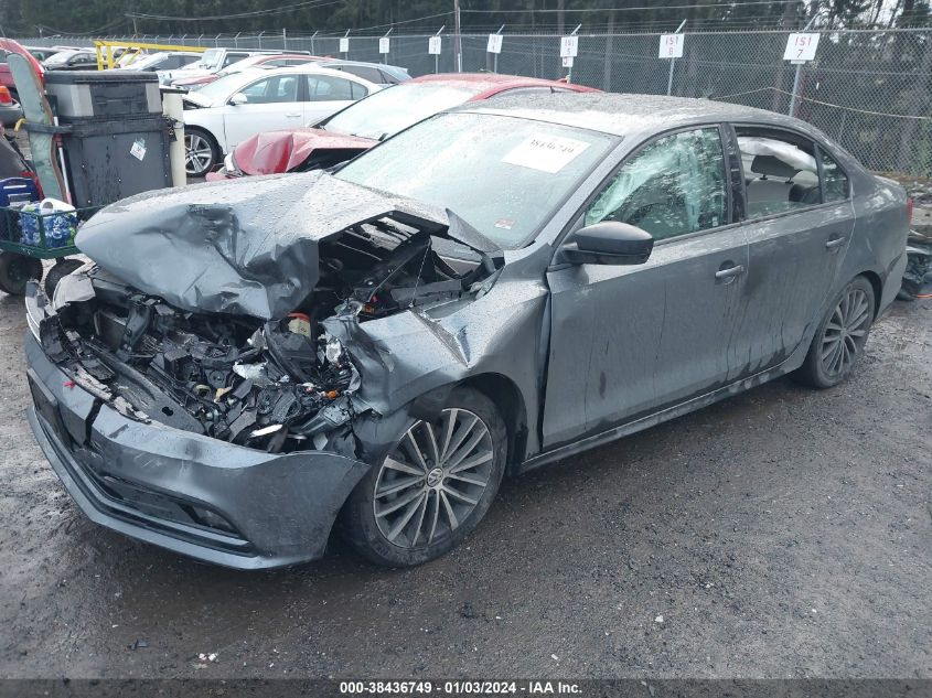 2016 VOLKSWAGEN JETTA 1.8T SPORT - 3VWD17AJXGM217770