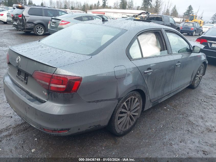 2016 VOLKSWAGEN JETTA 1.8T SPORT - 3VWD17AJXGM217770