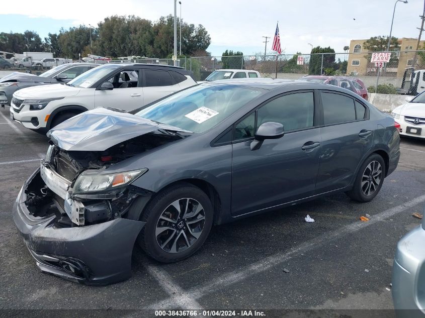 2013 HONDA CIVIC EXL - 19XFB2F99DE222653