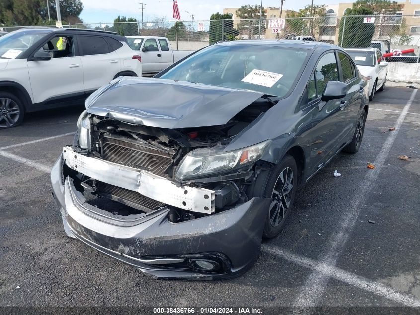 2013 HONDA CIVIC EXL - 19XFB2F99DE222653