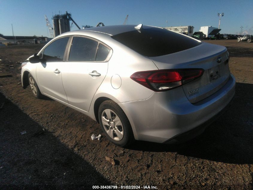 2017 KIA FORTE LX - 3KPFK4A79HE123497