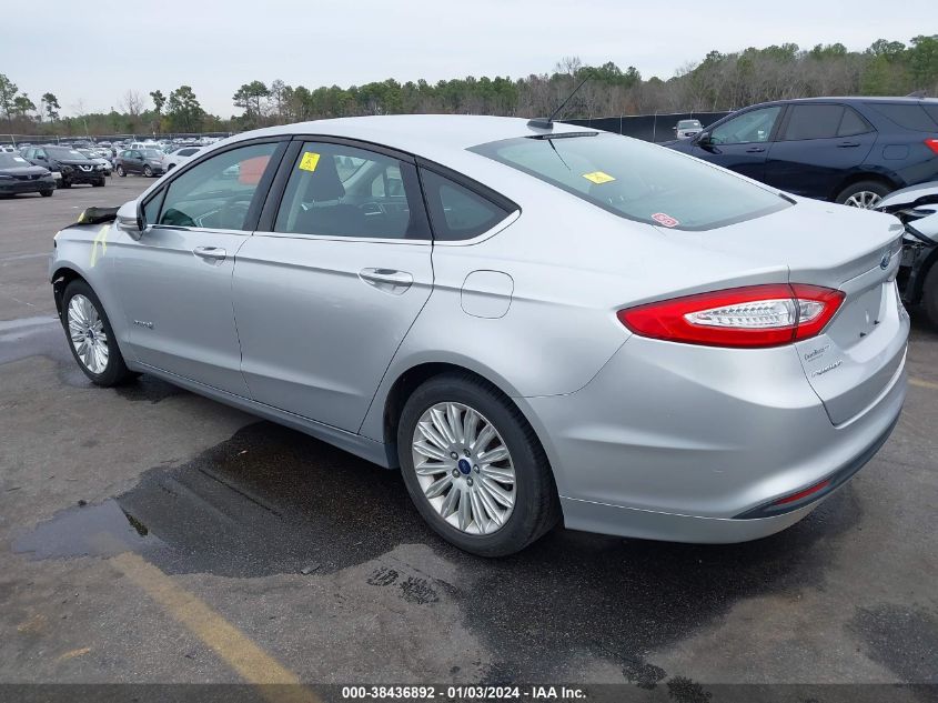 2016 FORD FUSION HYBRID SE - 3FA6P0LU2GR397599