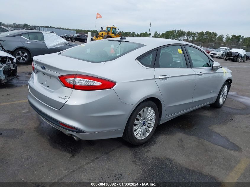 2016 FORD FUSION HYBRID SE - 3FA6P0LU2GR397599