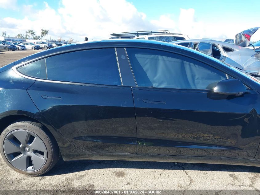 2021 TESLA MODEL 3 STANDARD RANGE PLUS REAR-WHEEL DRIVE - 5YJ3E1EA3MF051666