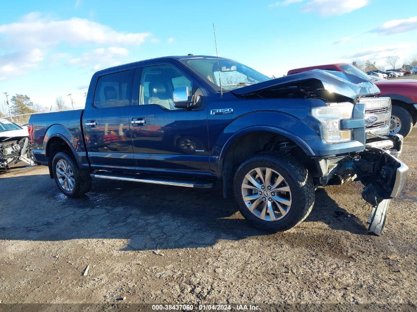 2015 FORD F-150 LARIAT - 1FTEW1EG6FFB30869