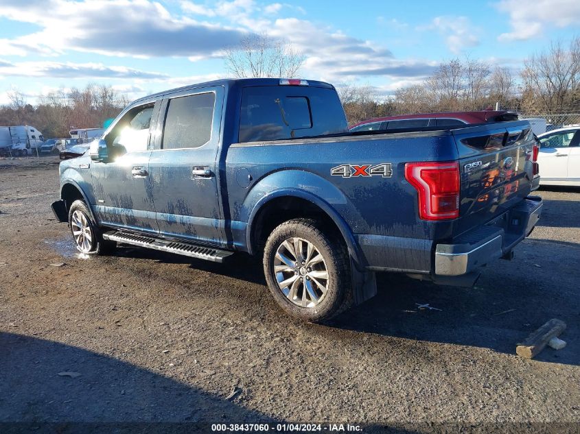 2015 FORD F-150 LARIAT - 1FTEW1EG6FFB30869