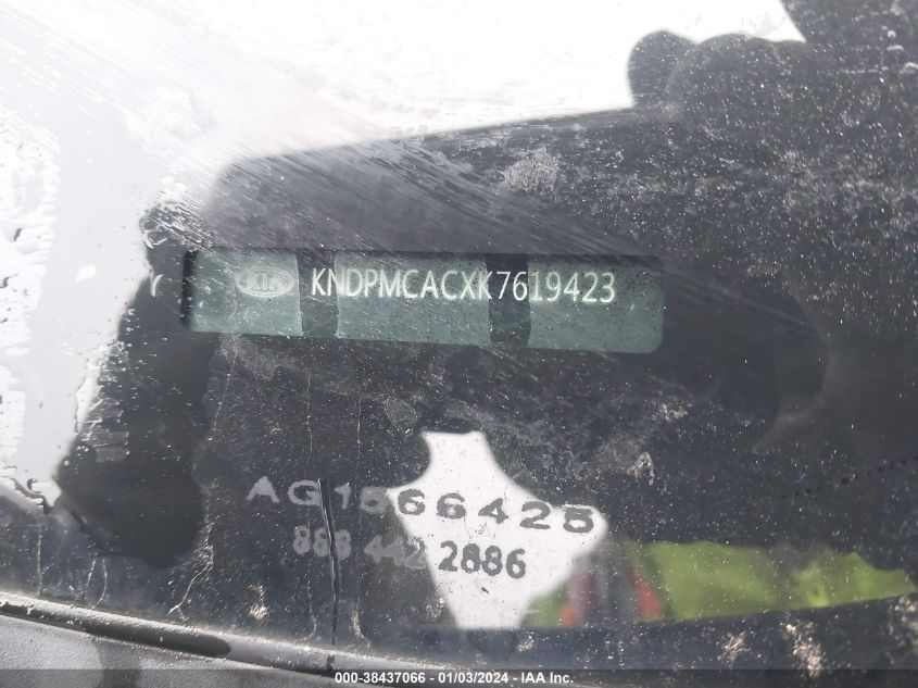 2019 KIA SPORTAGE LX - KNDPMCACXK7619423