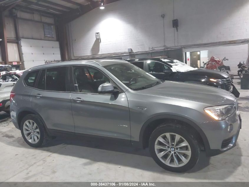 2016 BMW X3 XDRIVE28I - 5UXWX9C50G0D83564