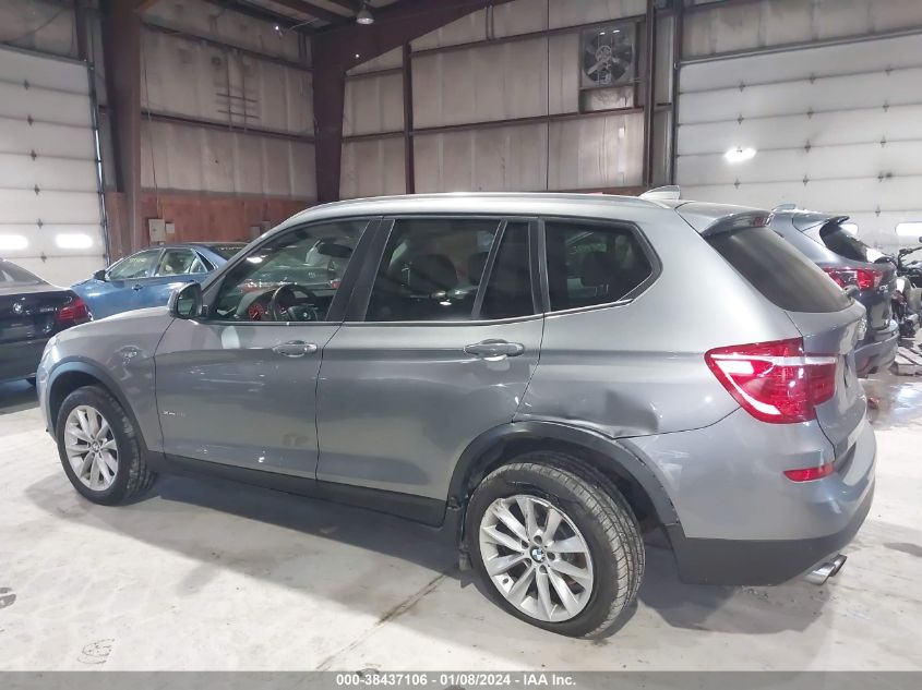 2016 BMW X3 XDRIVE28I - 5UXWX9C50G0D83564