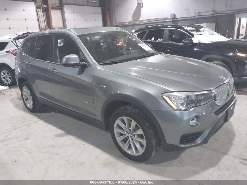 2016 BMW X3 XDRIVE28I - 5UXWX9C50G0D83564