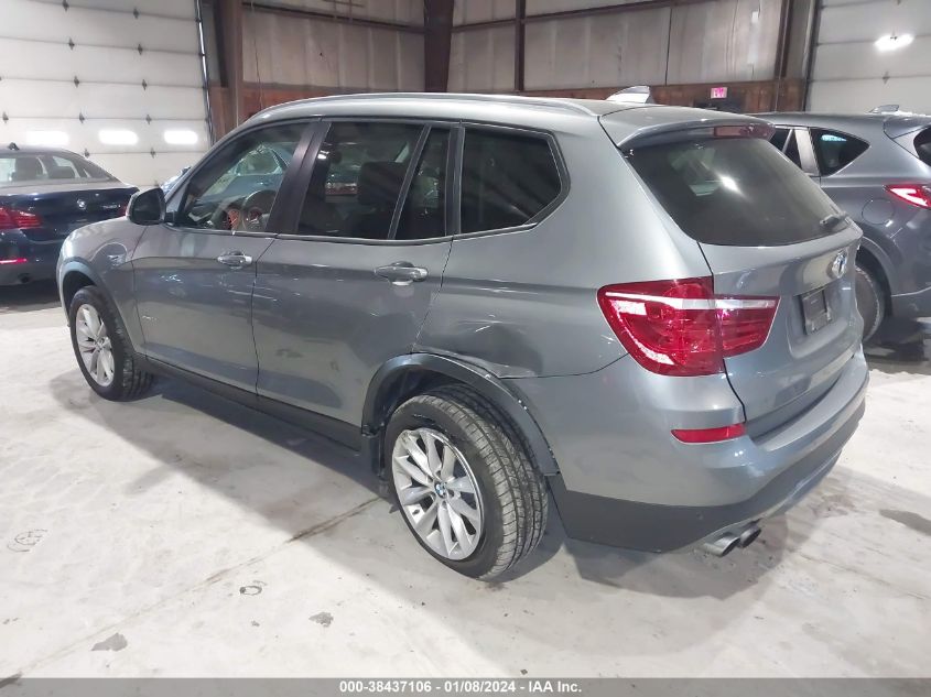 2016 BMW X3 XDRIVE28I - 5UXWX9C50G0D83564