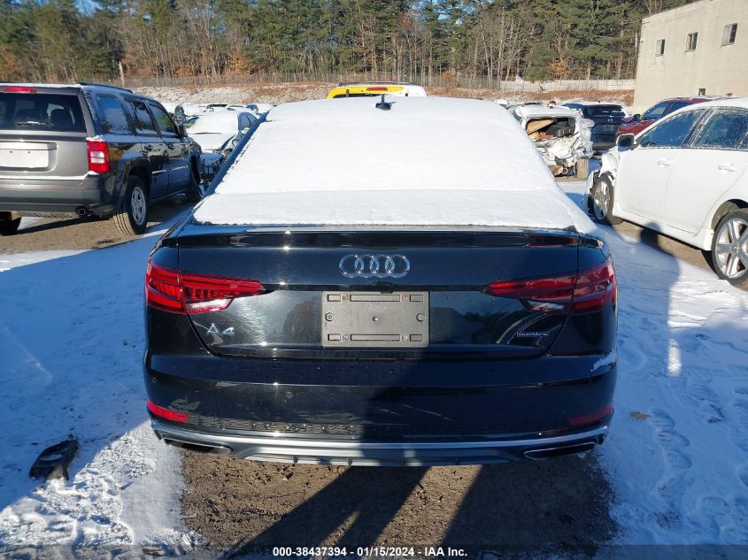 2019 AUDI A4 PREMIUM PLUS - WAUENAF42KN008143