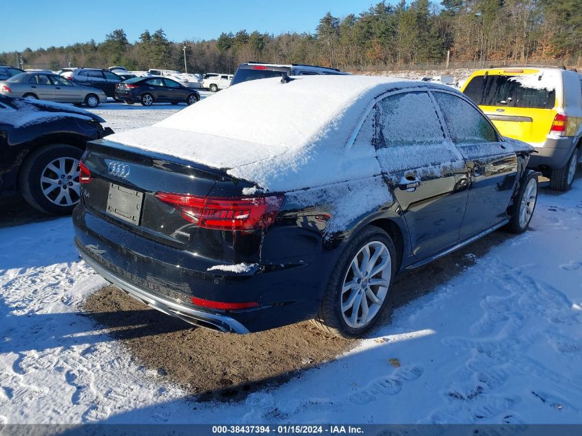 2019 AUDI A4 PREMIUM PLUS - WAUENAF42KN008143