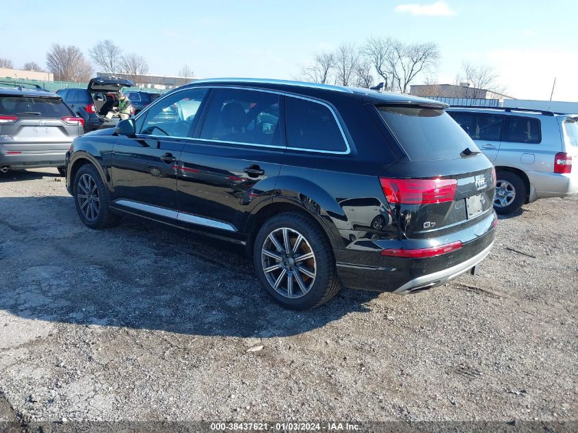 2017 AUDI Q7 3.0T PREMIUM - WA1LAAF71HD018770