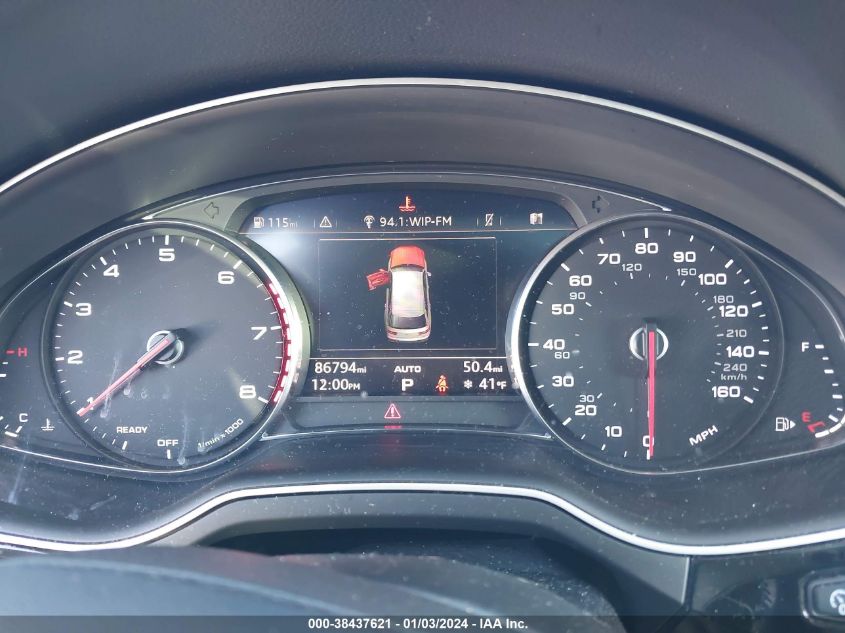 2017 AUDI Q7 3.0T PREMIUM - WA1LAAF71HD018770