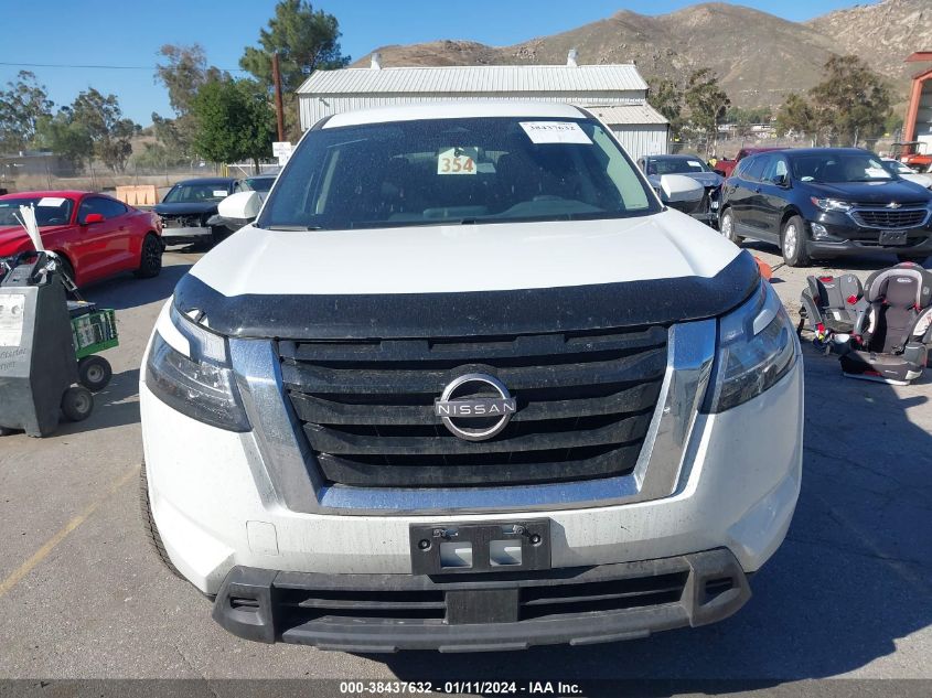 2022 NISSAN PATHFINDER S - 5N1DR3AC5NC224318