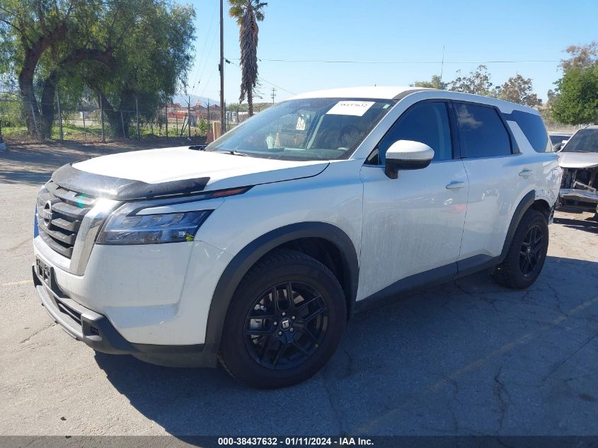 2022 NISSAN PATHFINDER S - 5N1DR3AC5NC224318