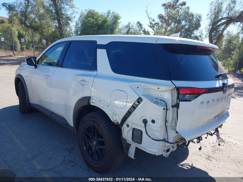 2022 NISSAN PATHFINDER S - 5N1DR3AC5NC224318