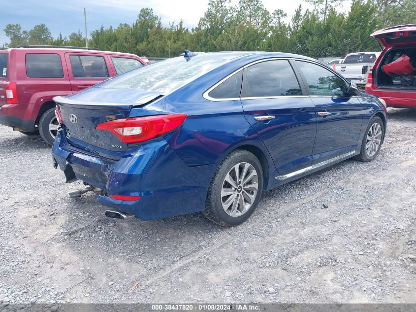 2016 HYUNDAI SONATA SPORT/LIMITED - 5NPE34AF3GH342997