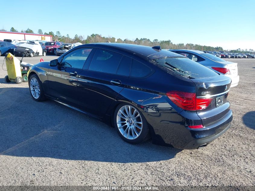 2013 BMW 550I GRAN TURISMO WBASN0C55DDW92737