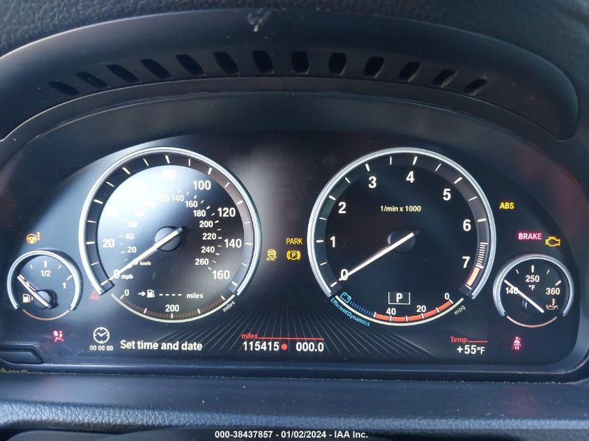 2013 BMW 550I GRAN TURISMO WBASN0C55DDW92737