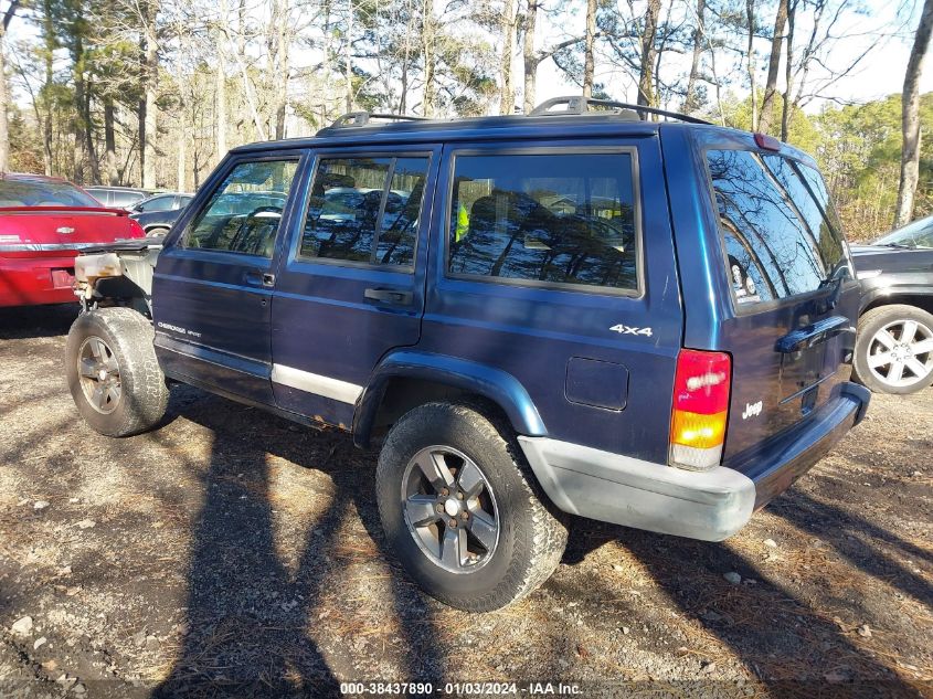 1J4FF48SX1L612836 | 2001 JEEP CHEROKEE