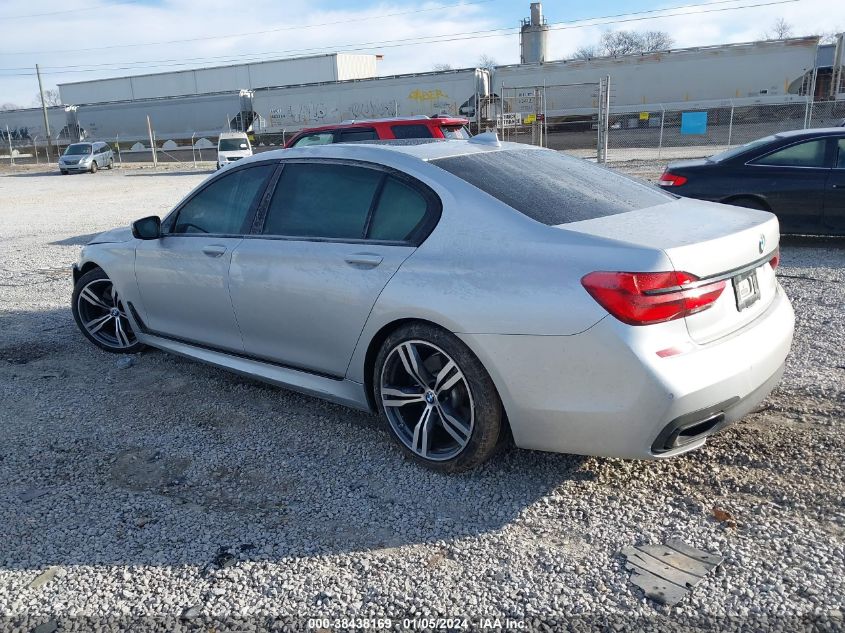 2019 BMW 740I WBA7E2C50KB454272