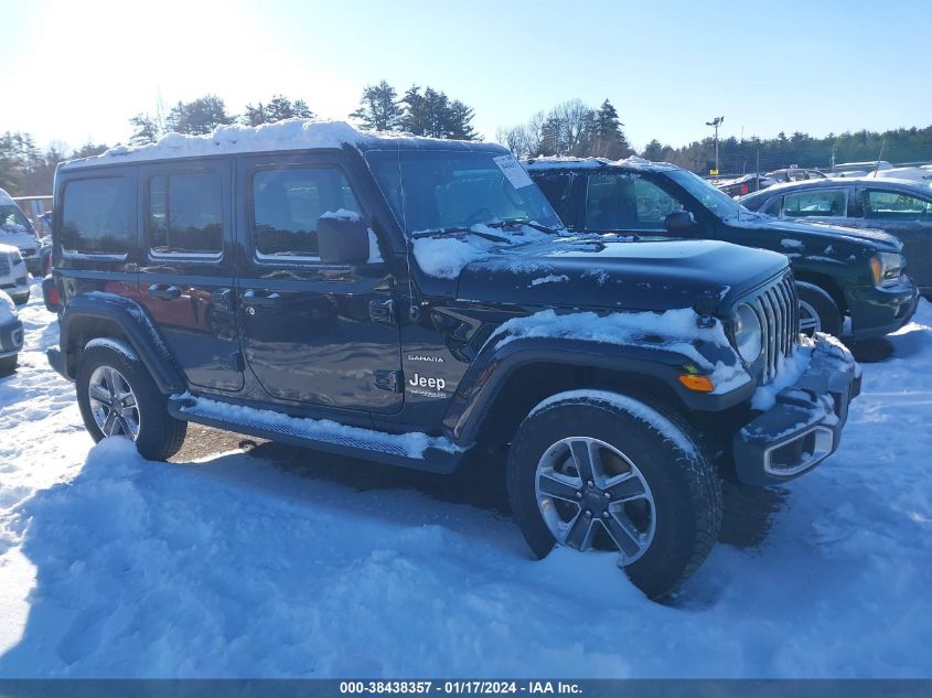 2020 JEEP WRANGLER UNLIMITED SAHARA 4X4 - 1C4HJXEN7LW157264