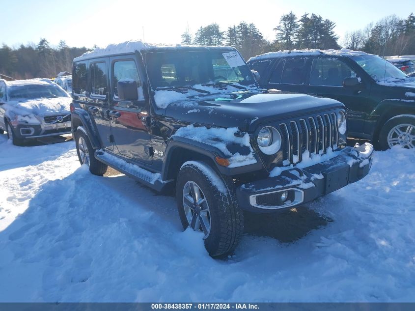 2020 JEEP WRANGLER UNLIMITED SAHARA 4X4 - 1C4HJXEN7LW157264