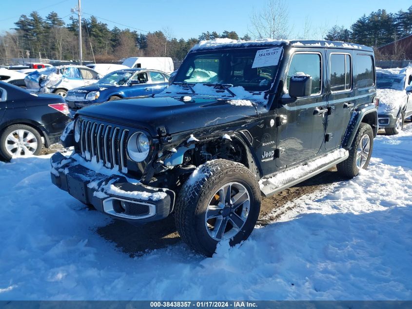 2020 JEEP WRANGLER UNLIMITED SAHARA 4X4 - 1C4HJXEN7LW157264