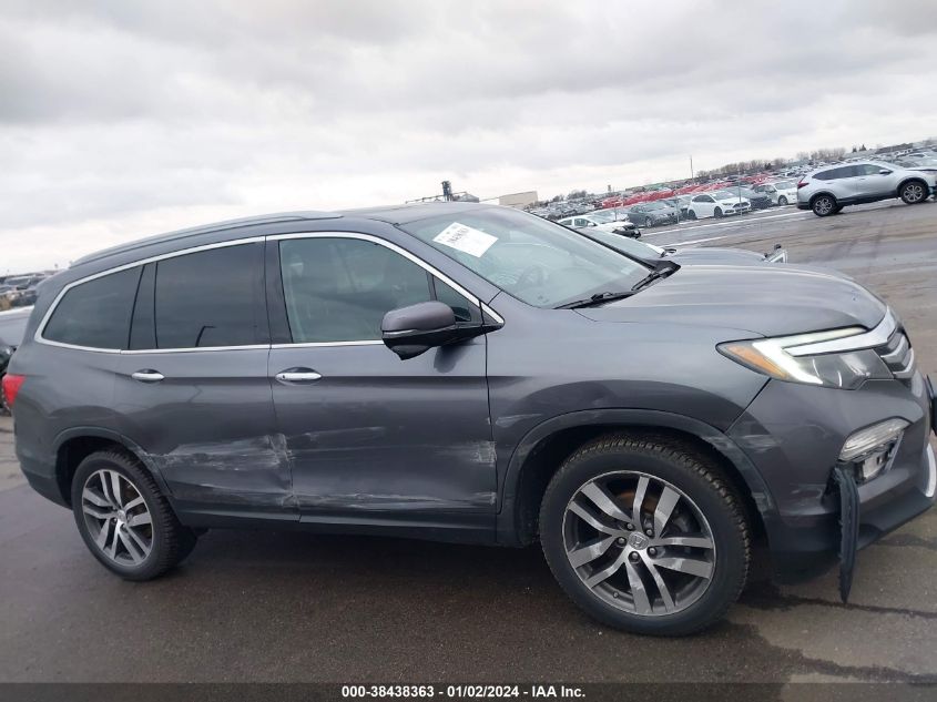 2016 HONDA PILOT TOURING - 5FNYF6H92GB055438