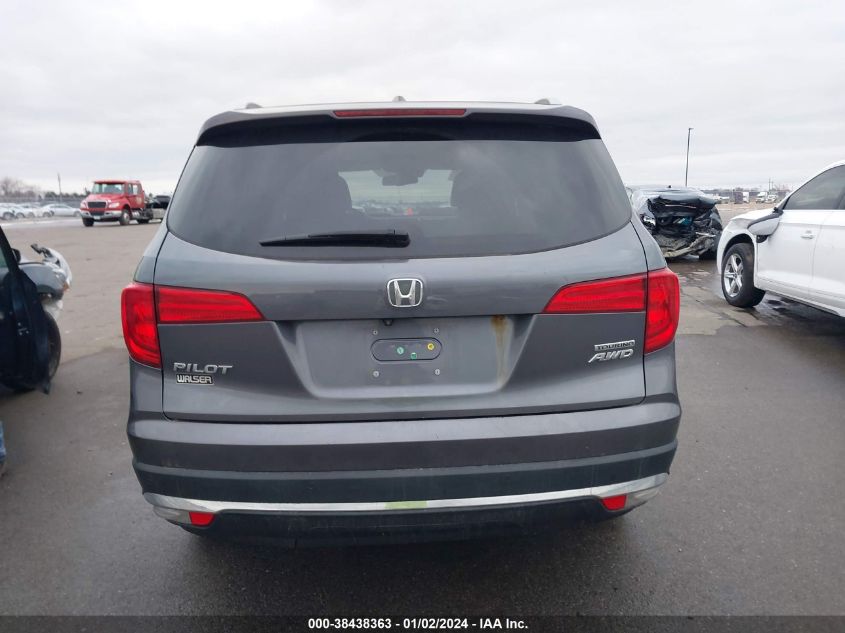 2016 HONDA PILOT TOURING - 5FNYF6H92GB055438