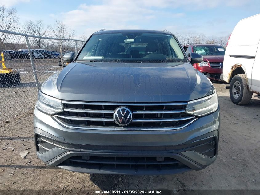 2022 VOLKSWAGEN TIGUAN SE - 3VV2B7AXXNM111491