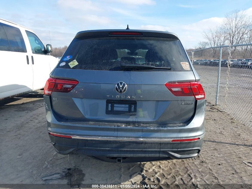 2022 VOLKSWAGEN TIGUAN SE - 3VV2B7AXXNM111491