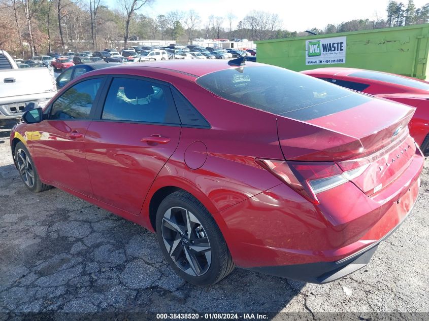 2023 HYUNDAI ELANTRA SEL - KMHLS4AG7PU429130