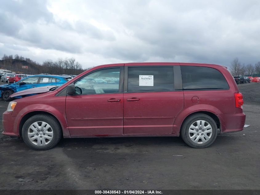 2014 DODGE GRAND CARAVAN AVP/SE - 2C4RDGBG2ER239254