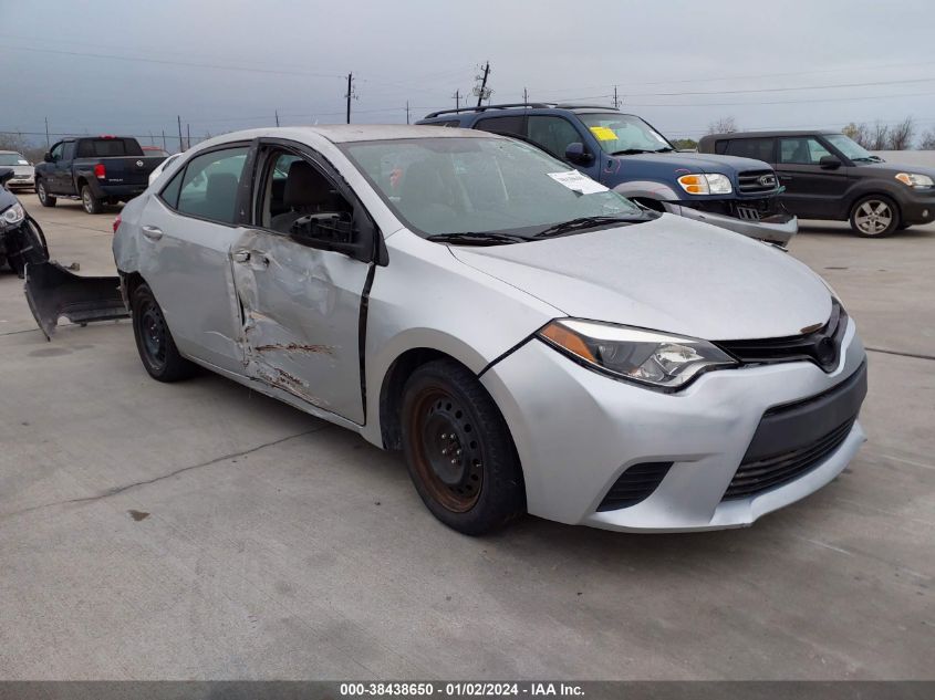 2016 TOYOTA COROLLA LE - 2T1BURHEXGC634644