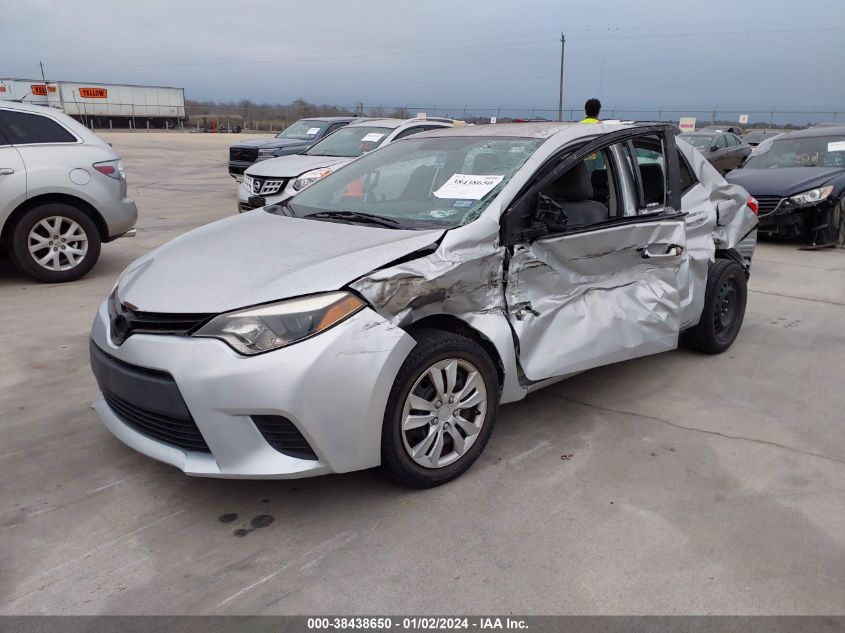 2016 TOYOTA COROLLA LE - 2T1BURHEXGC634644