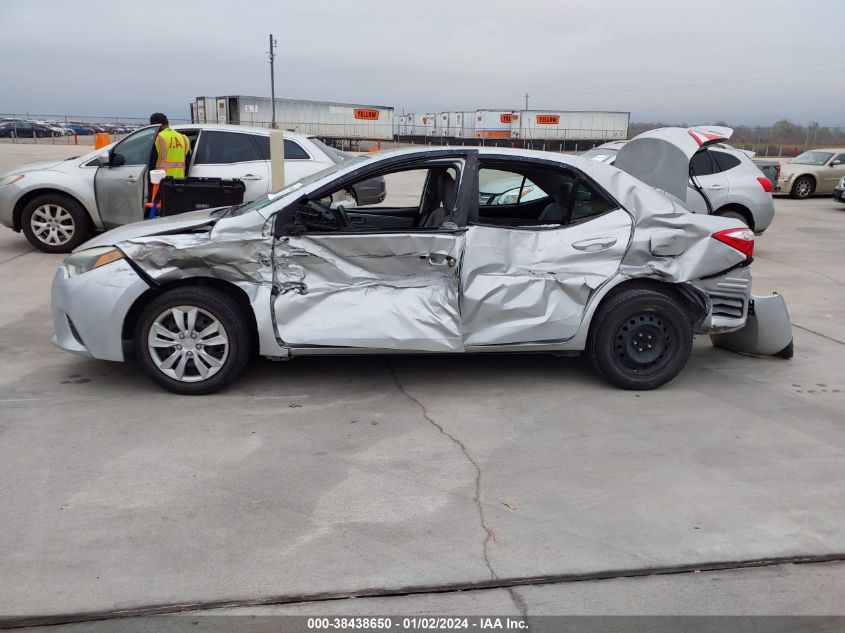 2016 TOYOTA COROLLA LE - 2T1BURHEXGC634644